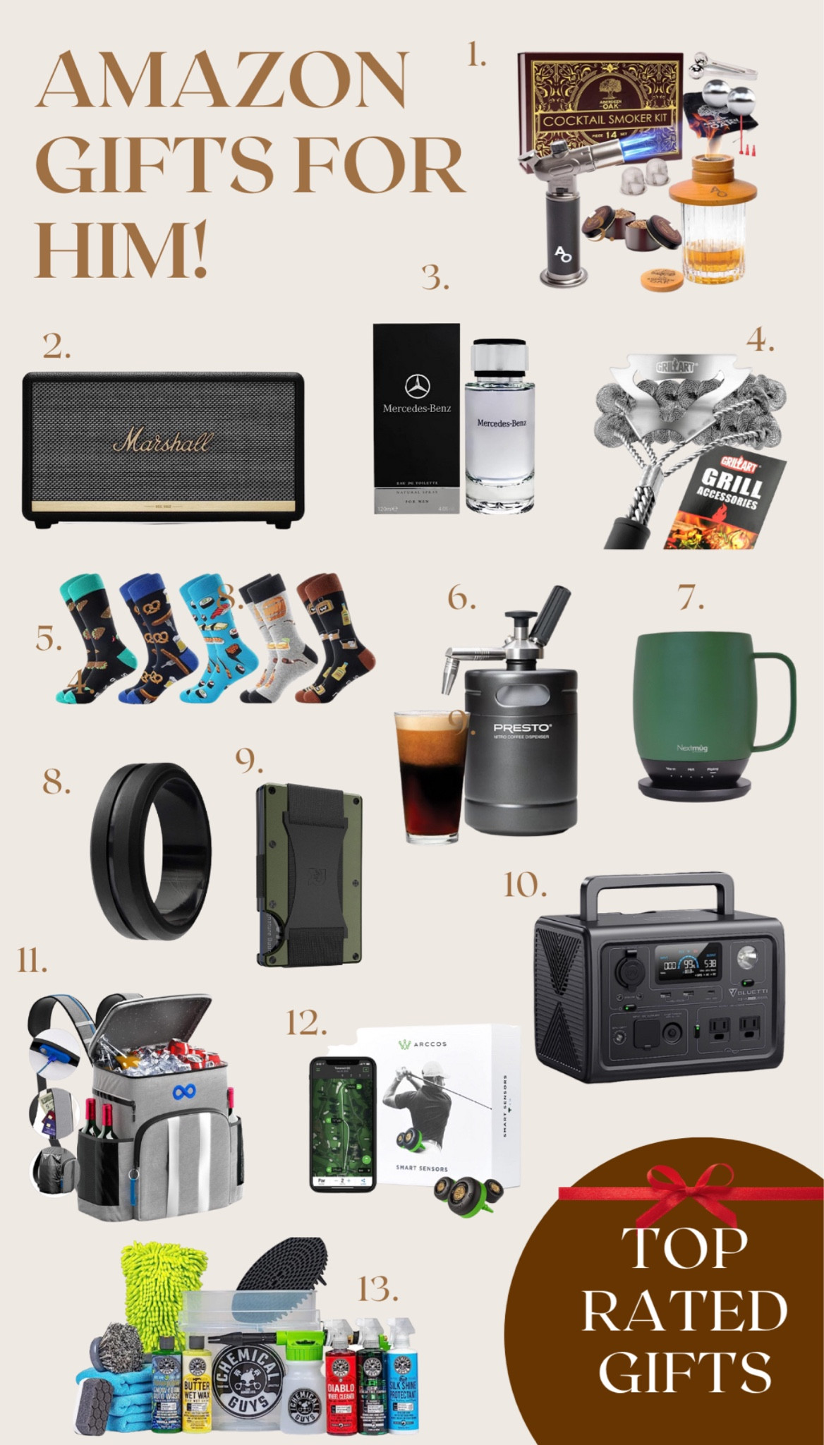 Valentine’s Day gifts for him! 

#LTKGiftGuide #LTKmens