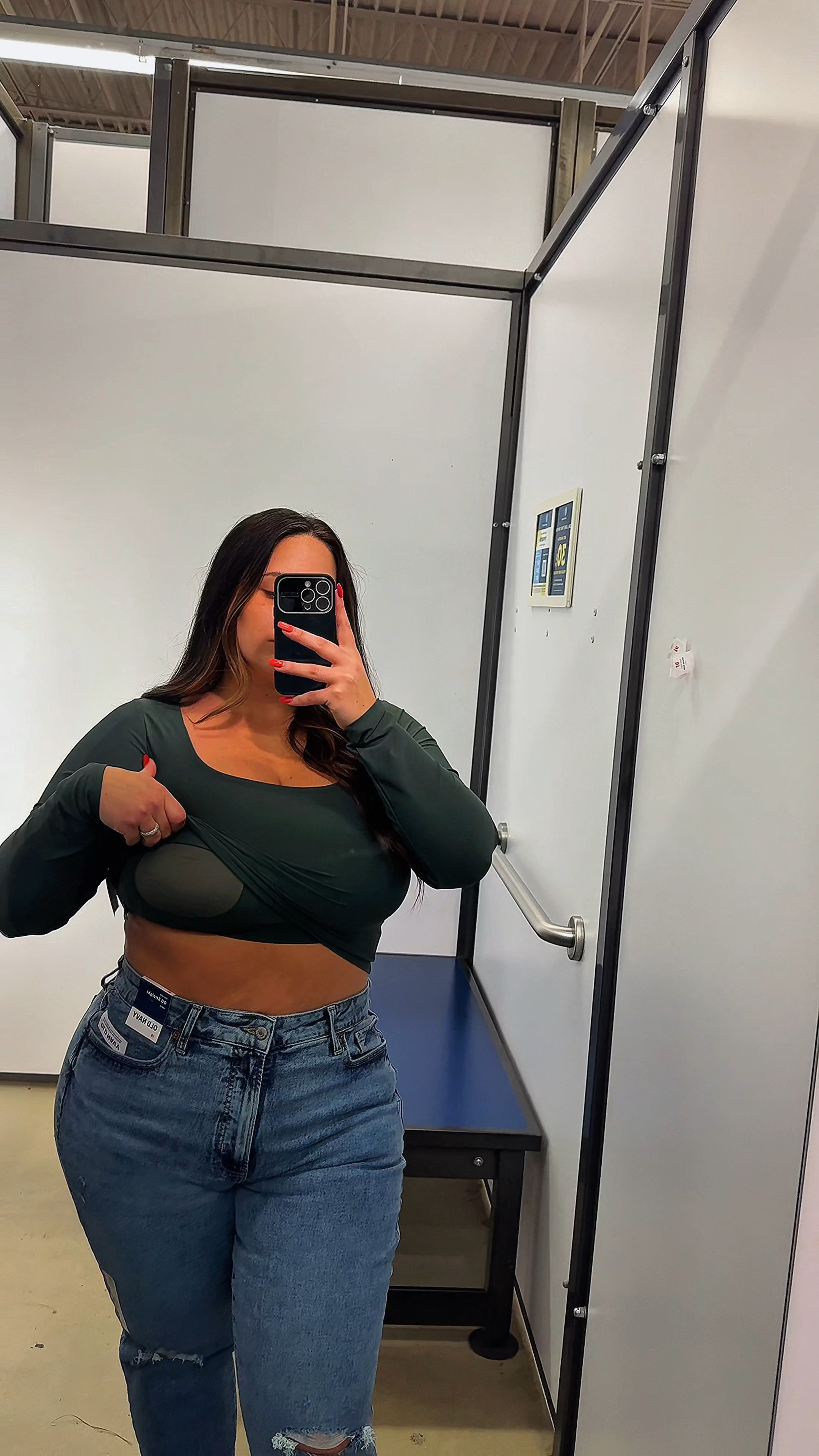 CLEARANCE AT OLD NAVY! 

This top has a built in bra!! I love the fit AND the color! I’m in an XL! 

I also linked other tops from this collection that are also on clearance! If you are going for a tank style, I’d do an XXL! 

Jeans are a size 16! 

#oldnavy #ltkcurves #builtinbra #casualoutfits 

#LTKSaleAlert #LTKFindsUnder50 #LTKMidsize