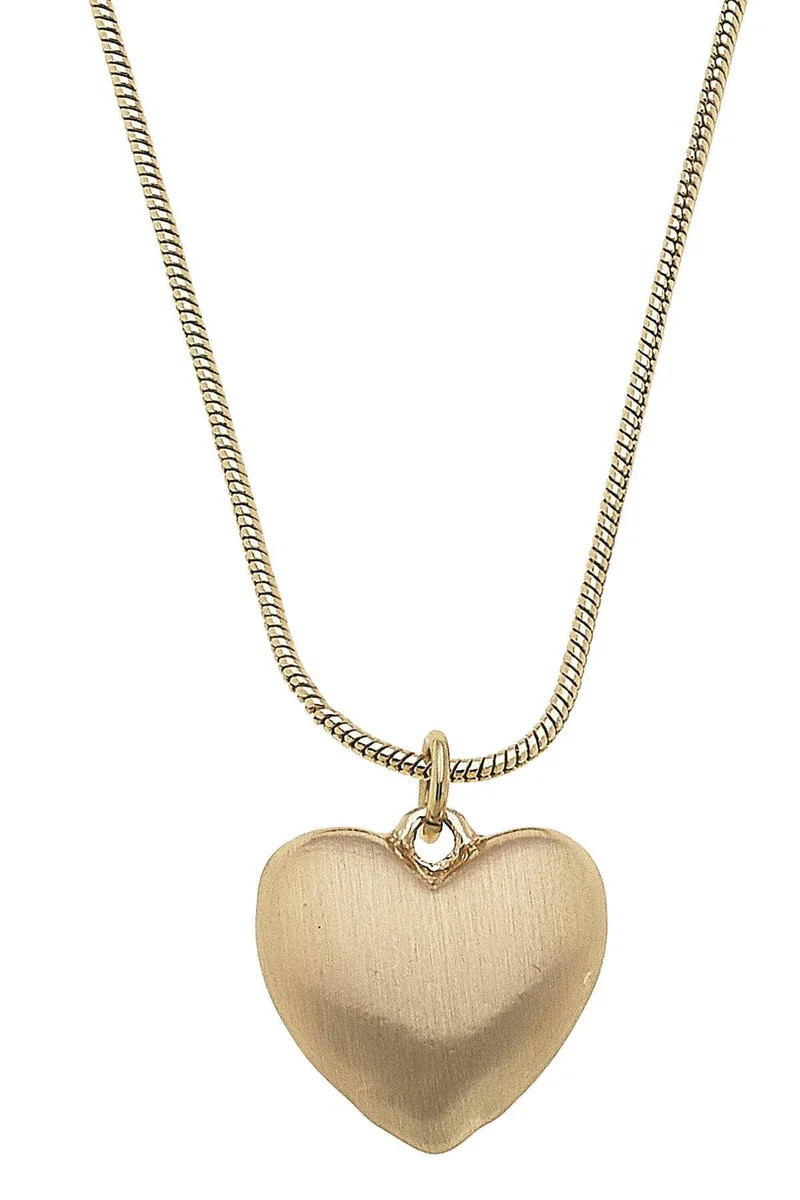 Icon Puffed Heart Necklace | CANVAS