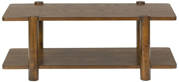 Edisyn 2 Shelf Wood Coffee Table | Safavieh