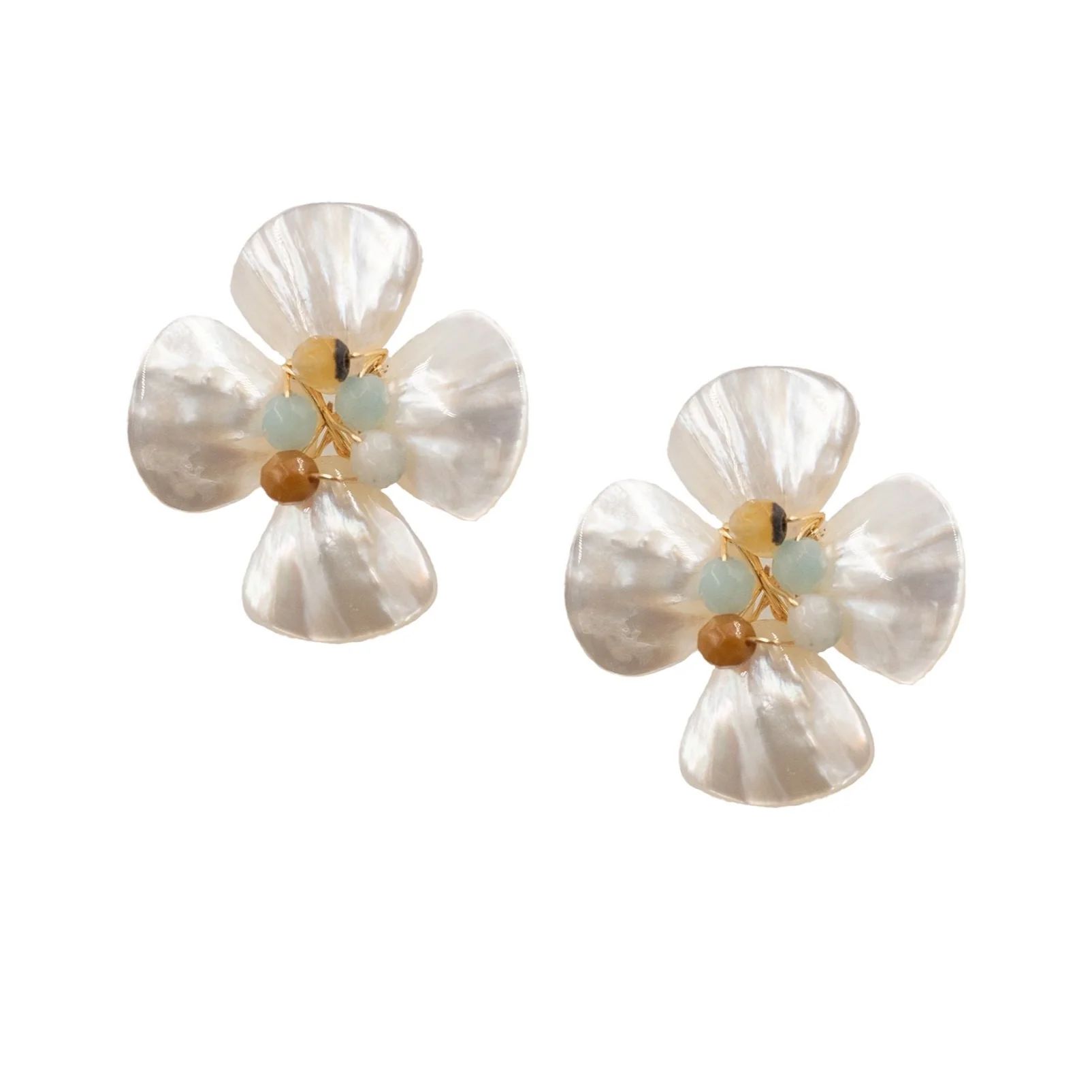 Poppy Earring, Watercolor | Hazen & Co