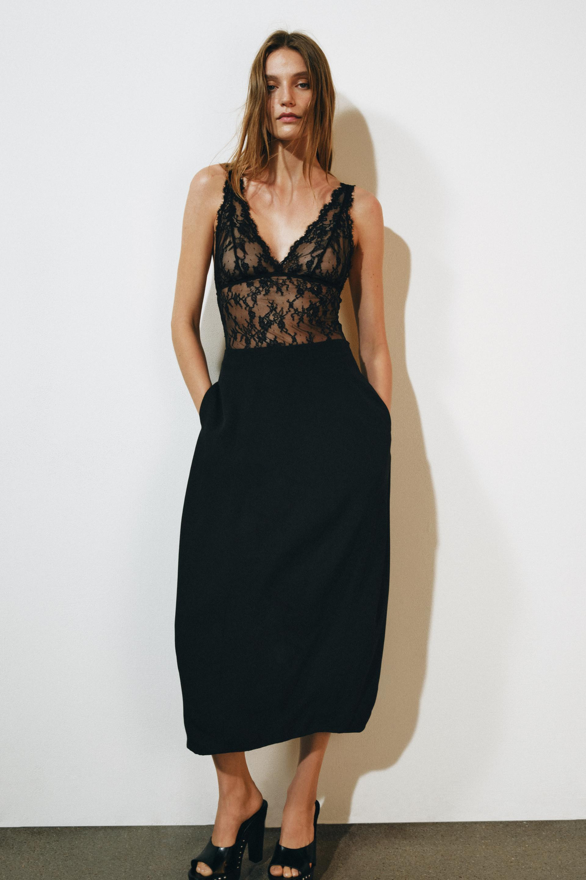 Zara - Zw Collection Barrel Skirt - Black - Xl - Woman | Zara US