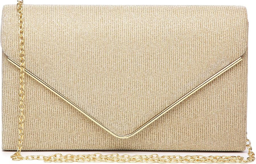 Women Glistening Clutches Handbags Evening Bags Wedding Purses Cocktail Prom Party Clutches | Amazon (US)