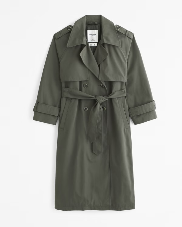 Full-Length Trench Coat | Abercrombie & Fitch (US)