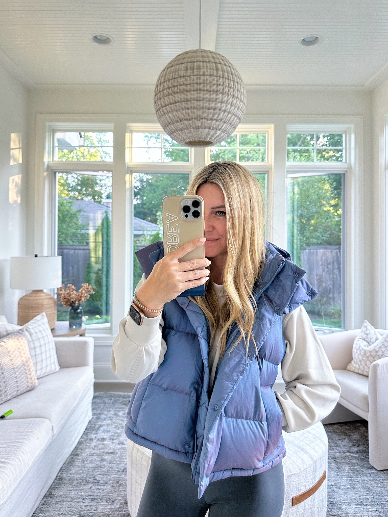 wunder puff cropped vest lululemon