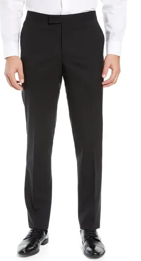 Nordstrom Slim Fit Stretch Wool Tuxedo Dress Pants | Nordstrom | Nordstrom
