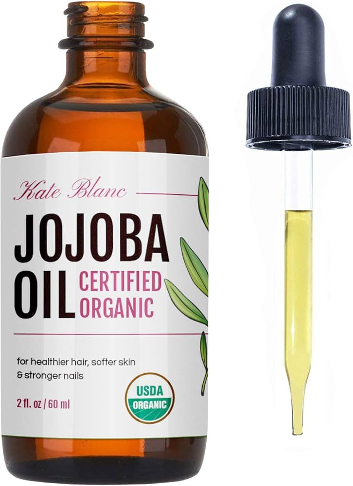 Kate Blanc Cosmetics Jojoba Oil for Hair Growth, Skin, & Face (2oz) Jojoba Oil Organic Facial Oil... | Amazon (US)