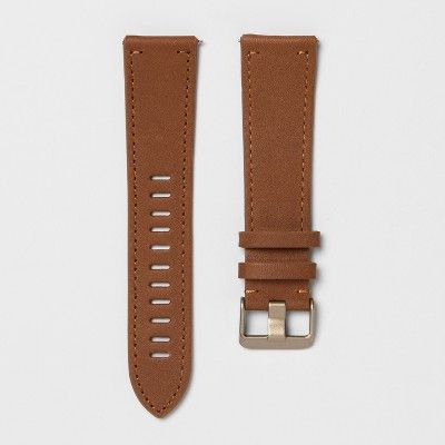 heyday™ Fitbit Versa Band - Brown Leather | Target