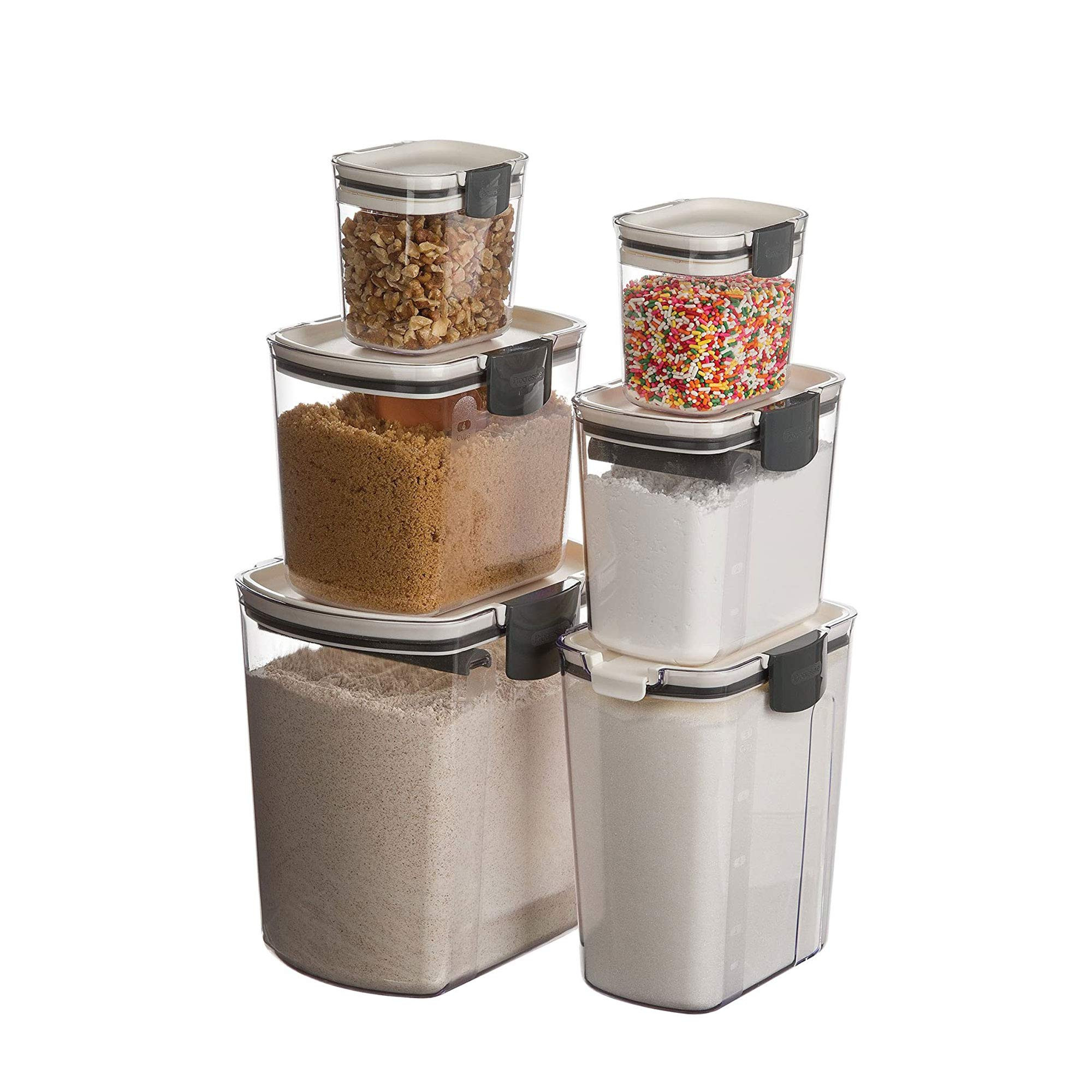 Progressive ProKeeper Baker's Airtight Kitchen Storage Canister Container Set for Flour, Sugar & ... | Amazon (US)
