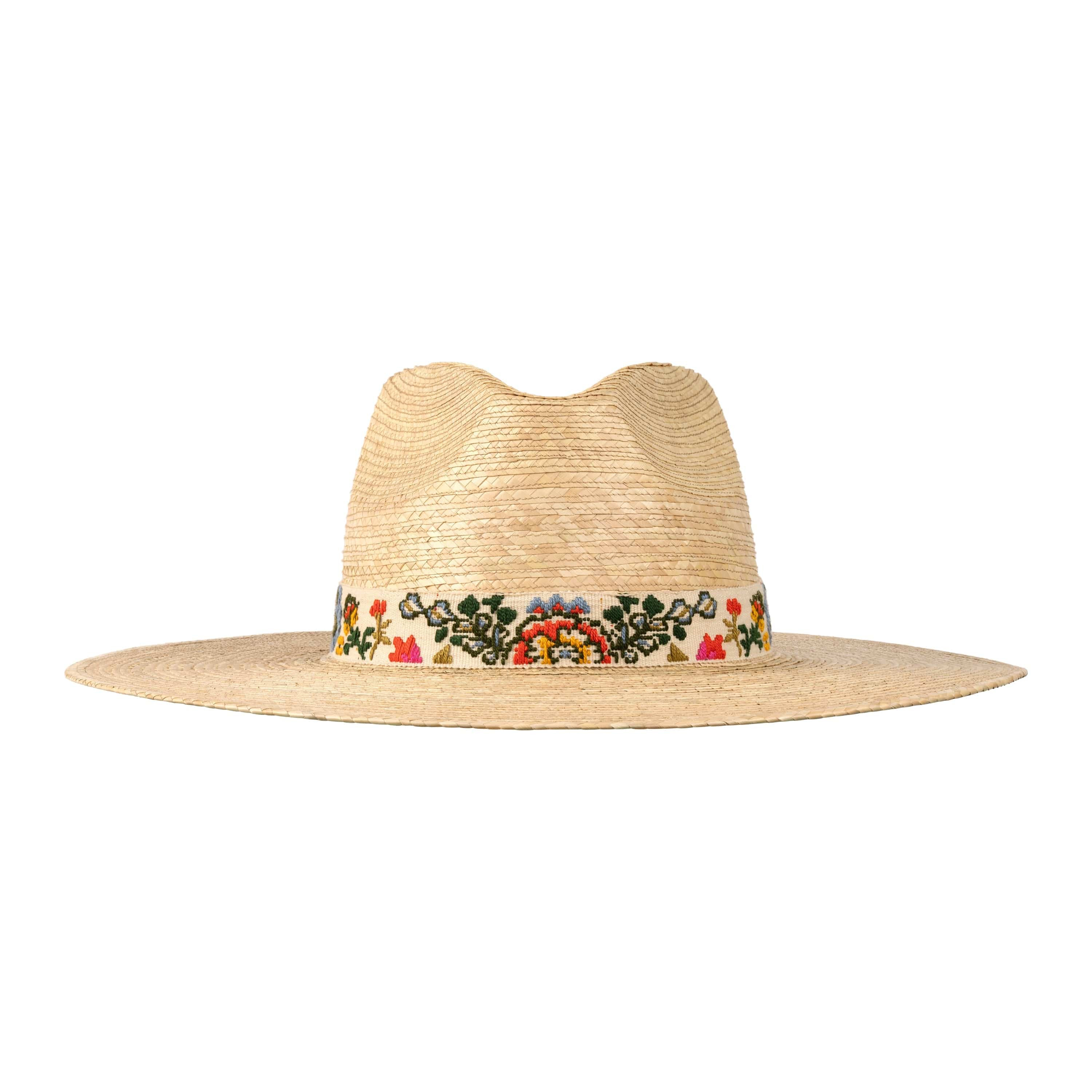 Tropical Embroidered Palm Hat | Sunshine Tienda