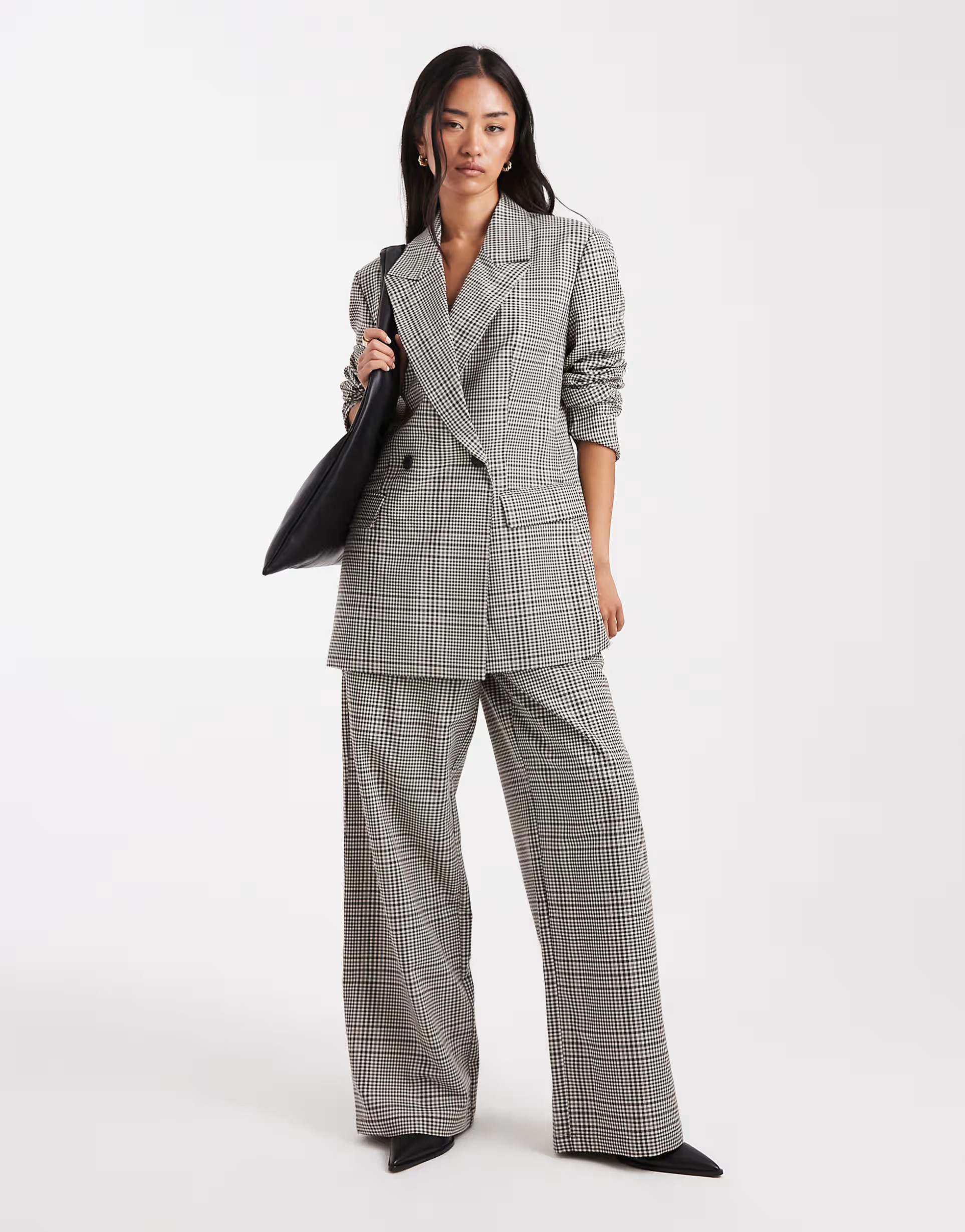 ASOS DESIGN tailored relaxed straight leg pants in plaid - part of a set  | ASOS | ASOS (Global)