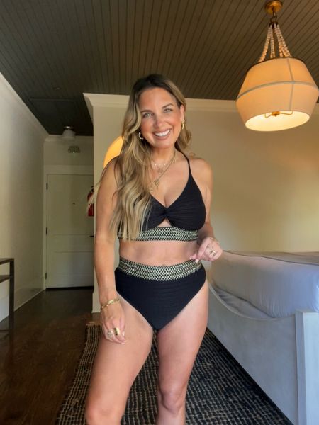 I’m in LOVE with this swimsuit. It’s so flattering + budget friendly! Great for my larger chest friends!!! Wearing size medium. Fits TTS. 
Use my CODE Angelle 15 to get 15% off on orders $65+.

#vacationstyle #vacationoutfit #summeroutfit #swimsuit #coverup 


#LTKstyletip #LTKfindsunder50 #LTKover40