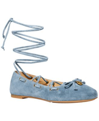 Women's Shae Flex Lace-Up Ballet Flats | Macy's