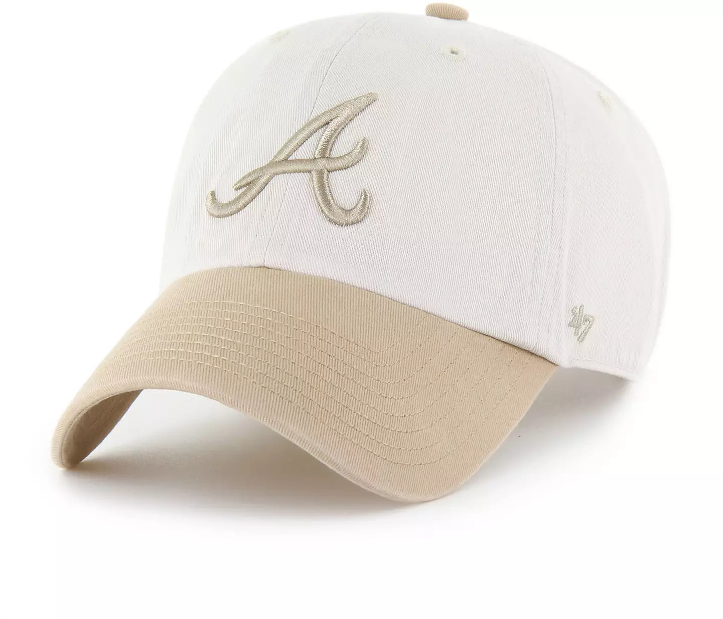 47 Adult Atlanta Braves Tan 2 Tone Desert Clean Up Adjustable Hat | DICK'S Sporting Goods