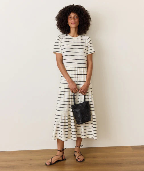 Sadie Vintage Slub Midi Dress | Marine Layer