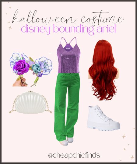 Halloween costume idea!! Disney bounding Ariel! 

#amazoncostume #adultcostumeidea 

#LTKHalloween #LTKunder50 #LTKstyletip
