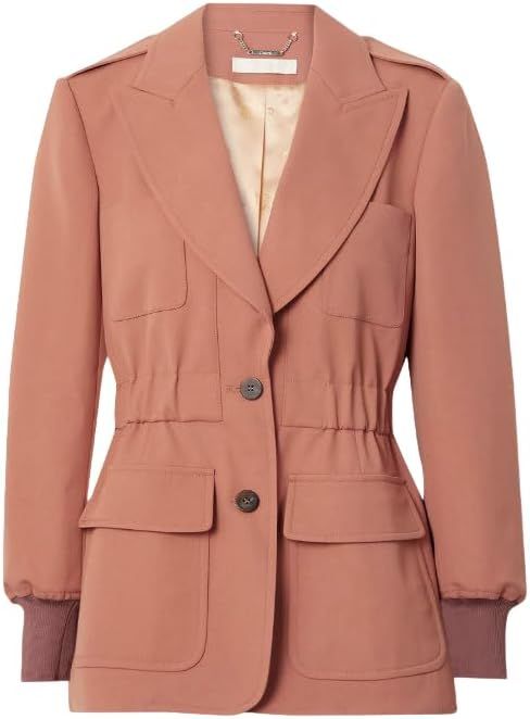 WEAR&ONE'S Women's Pink Genuine Cambridge Princess Kate Middleton Coral Cargo Blazer Wool Blended... | Amazon (US)