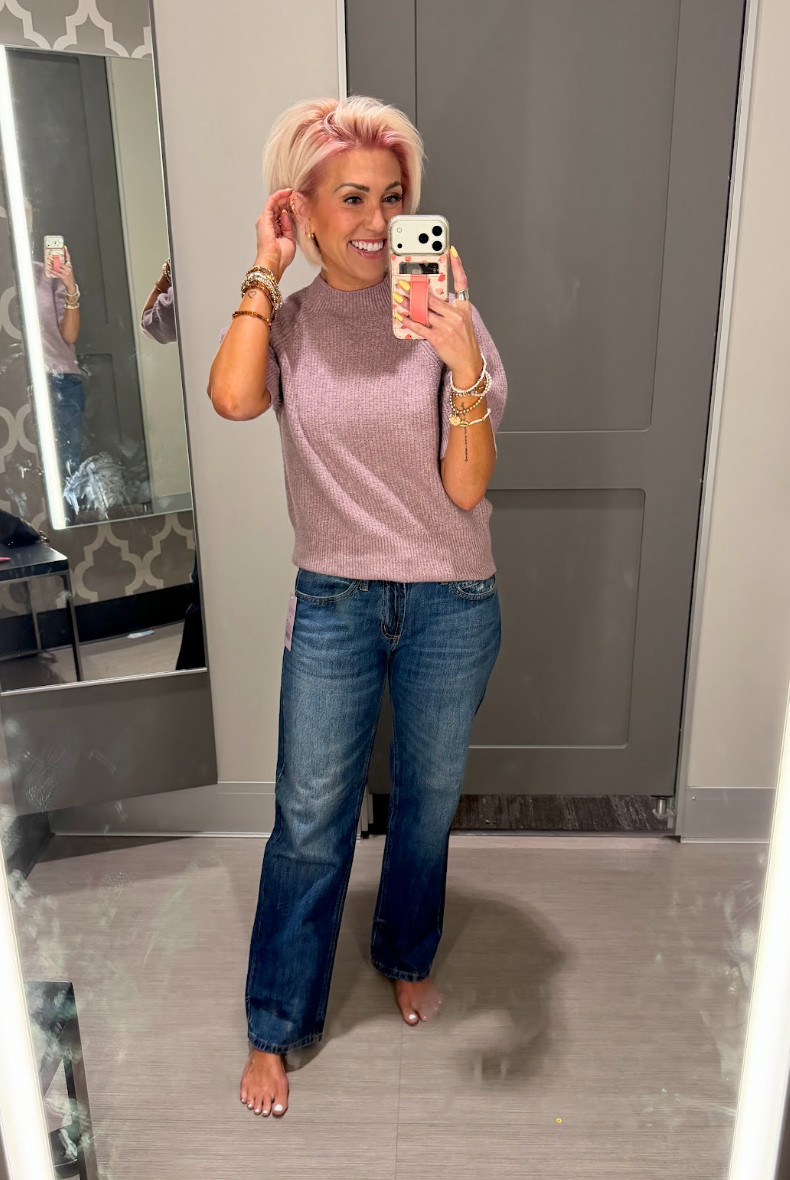 This might be the perfect transitional outfit from summer to fall! Top: Small // Jeans: 4  

 #LTKootd