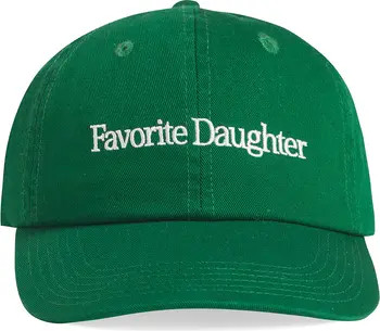 Favorite Daughter Classic Logo Cotton Twill Baseball Cap | Nordstrom | Nordstrom
