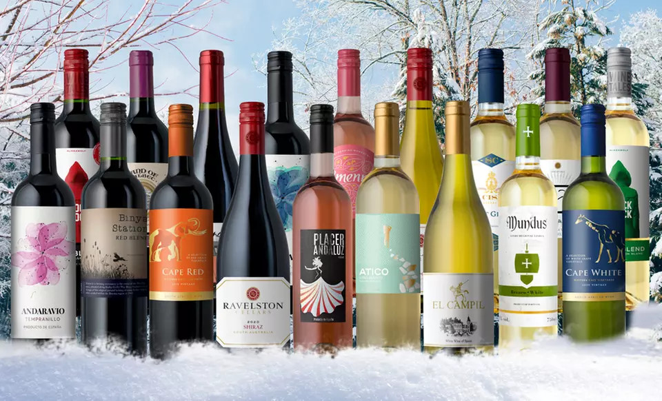 One or Two 18 Top Wines for Winter Bundle Splash Wines (Up to 80% Off) | Groupon North America