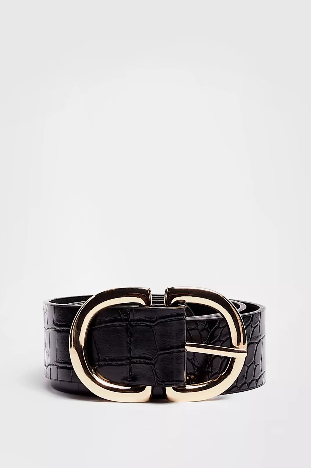 You Really Croc Me Going Faux Leather Belt | Nasty Gal (US)
