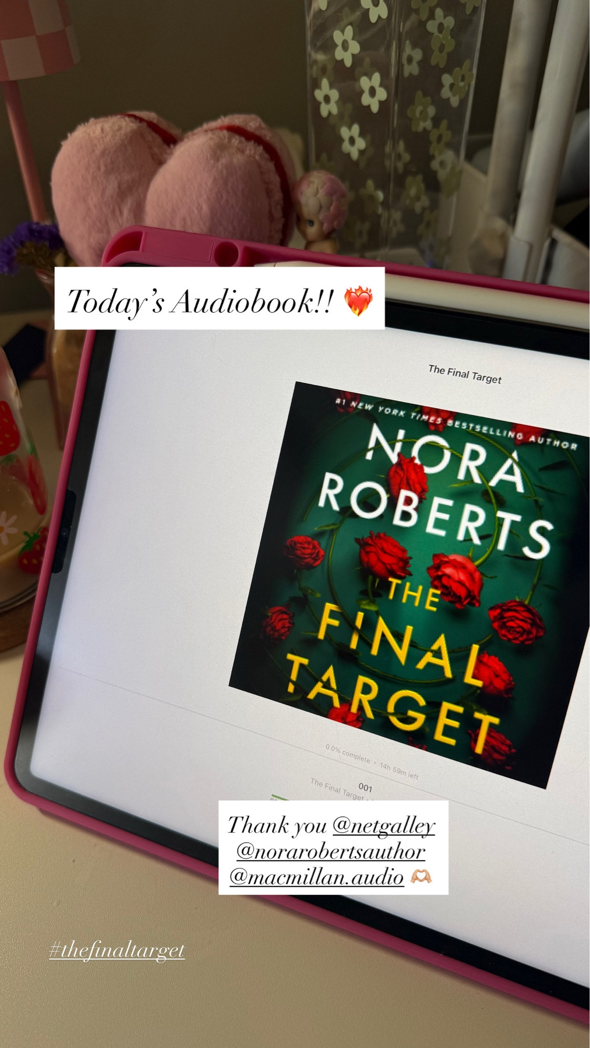 This book is coming soon!! Check out The Final Target by Nora Roberts  

 #LTKdayinmylife #LTKselfcare #LTKHome