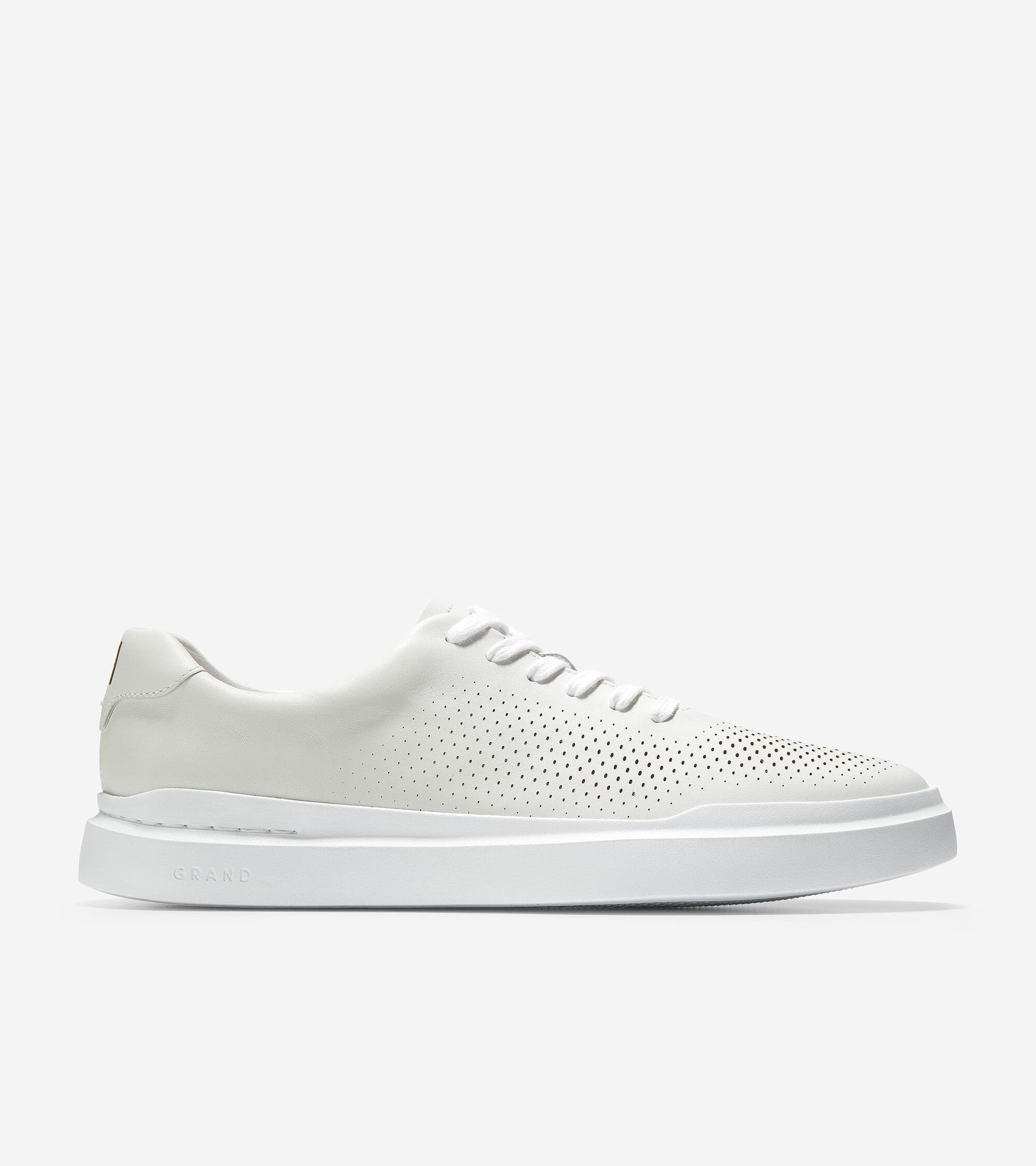 Men's GrandPrø Rally Laser Cut Sneaker in White | Cole Haan | Cole Haan (US)