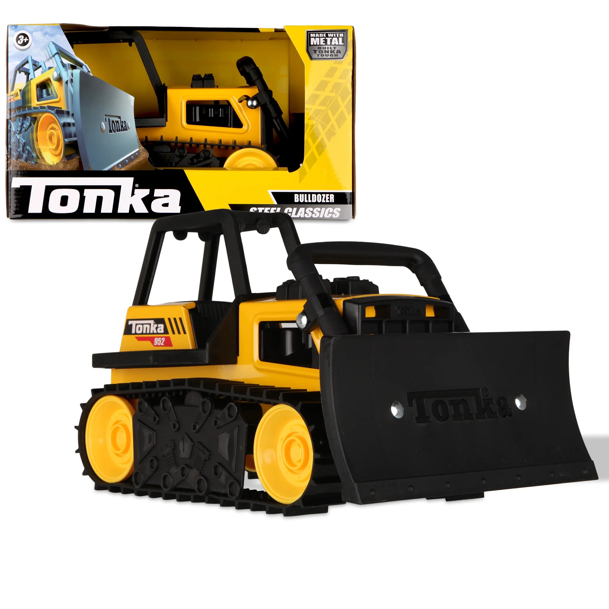 Tonka - Steel Classics - Bulldozer - Built Tonka tough with Real Steel! | Walmart (US)