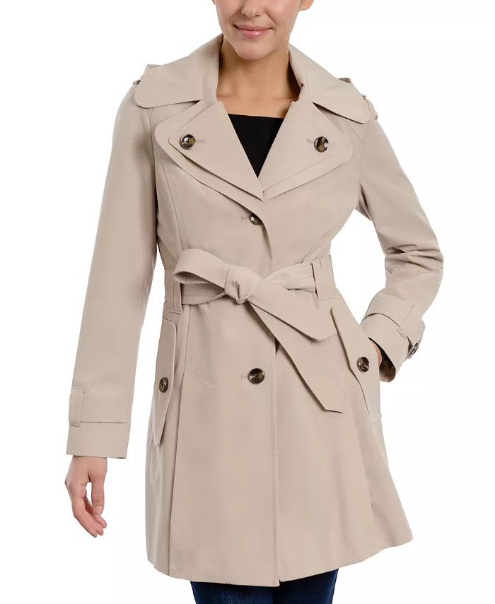 London Fog Women's Single-Breasted Belted Trench Coat & Reviews - Coats & Jackets - Women - Macy'... | Macys (US)
