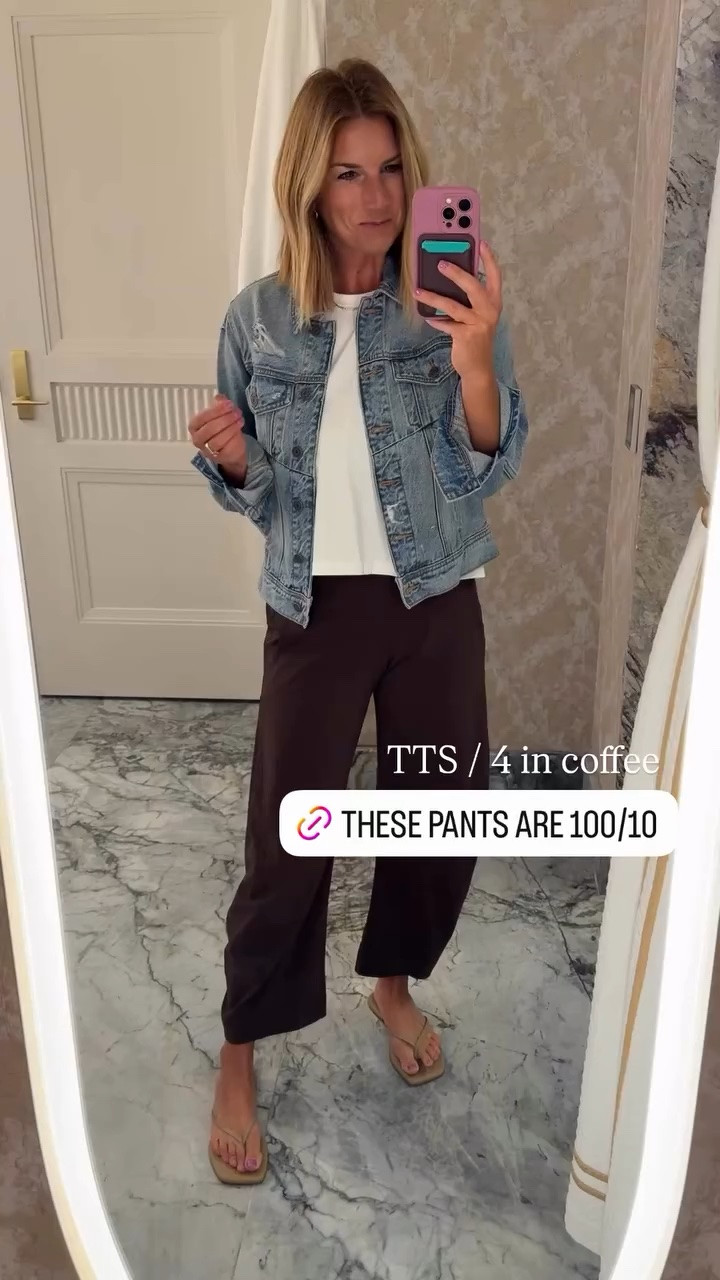 TTS / 4 regular in coffee ☕️ these pants are incredible!!!!! @Ruti

#LTKTravel #LTKootd #LTKdayinmylife