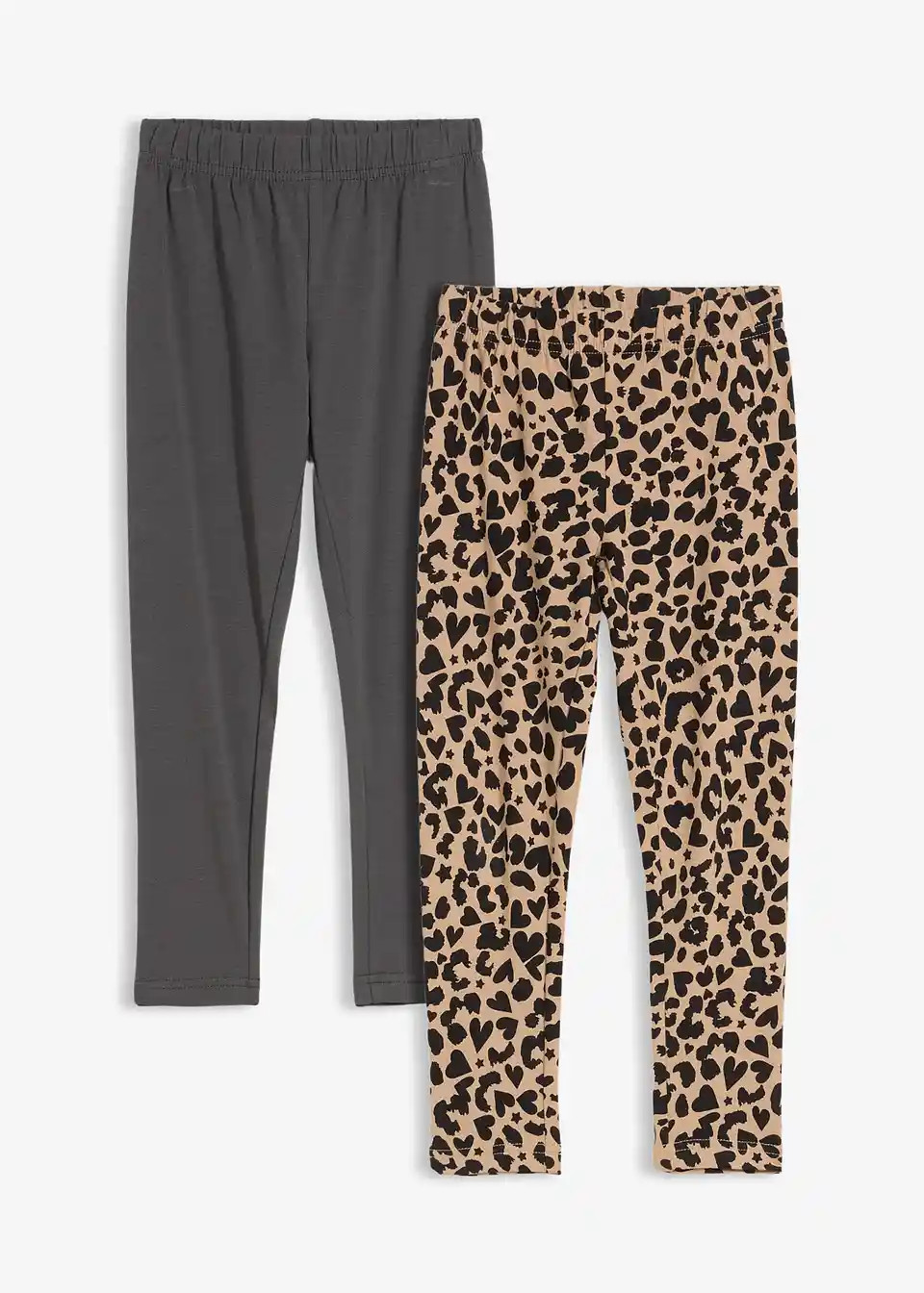 Leggings aus elastischem Bio-Baumwoll-Mix (2er Pack) | Bonprix DE