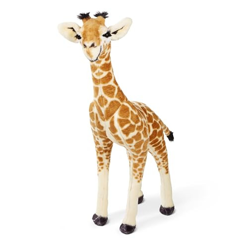 Melissa & Doug Lifelike Plush Standing Baby Giraffe Stuffed Animal – 3 Feet Tall | Amazon (US)