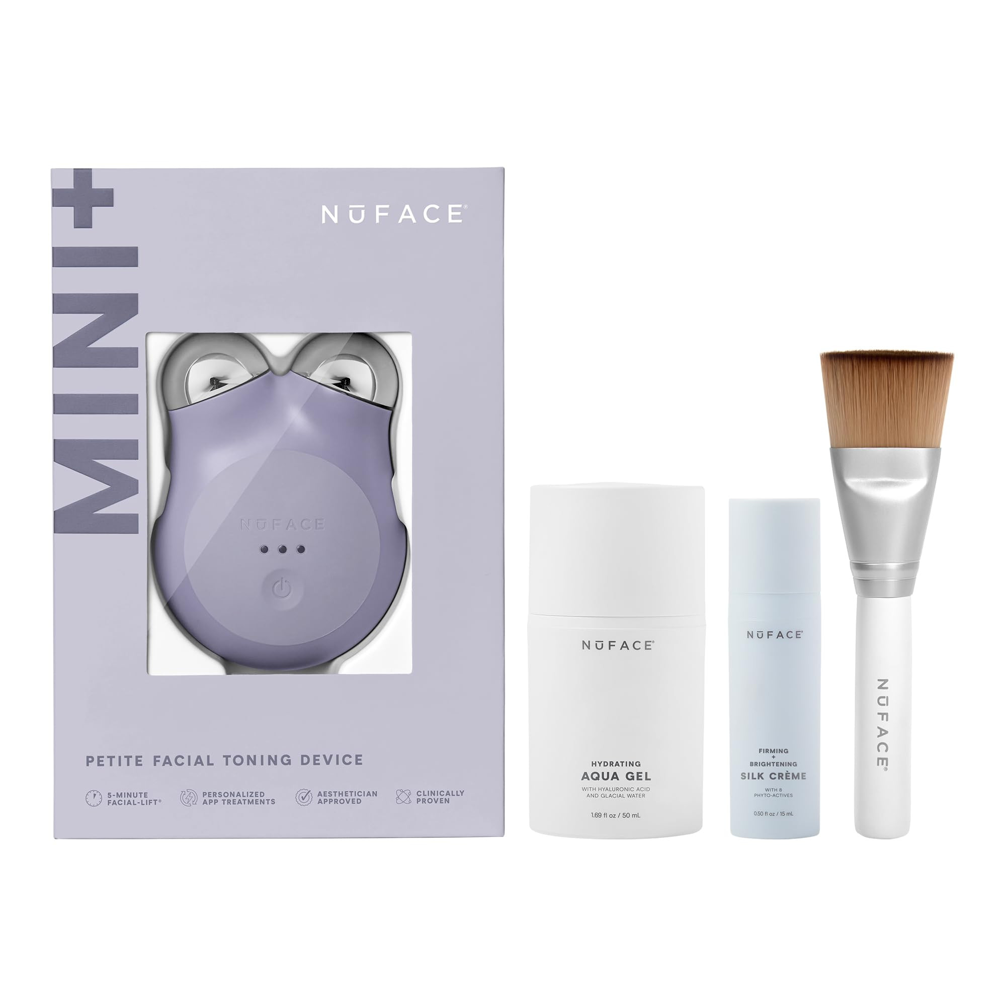 NuFACE MINI+ Microcurrent Facial Device Kit - FDA Cleared Face Sculpting & Skin Tightening Device... | Amazon (US)