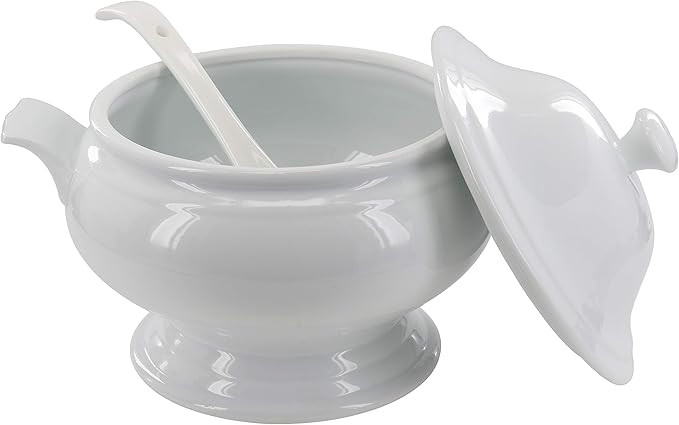 BIA Cordon Bleu Serveware Tureen Serving Set, One Size, White | Amazon (US)