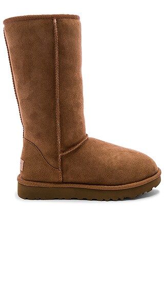 Classic Tall II Shearling Boot in Chestnut | Revolve Clothing (Global)