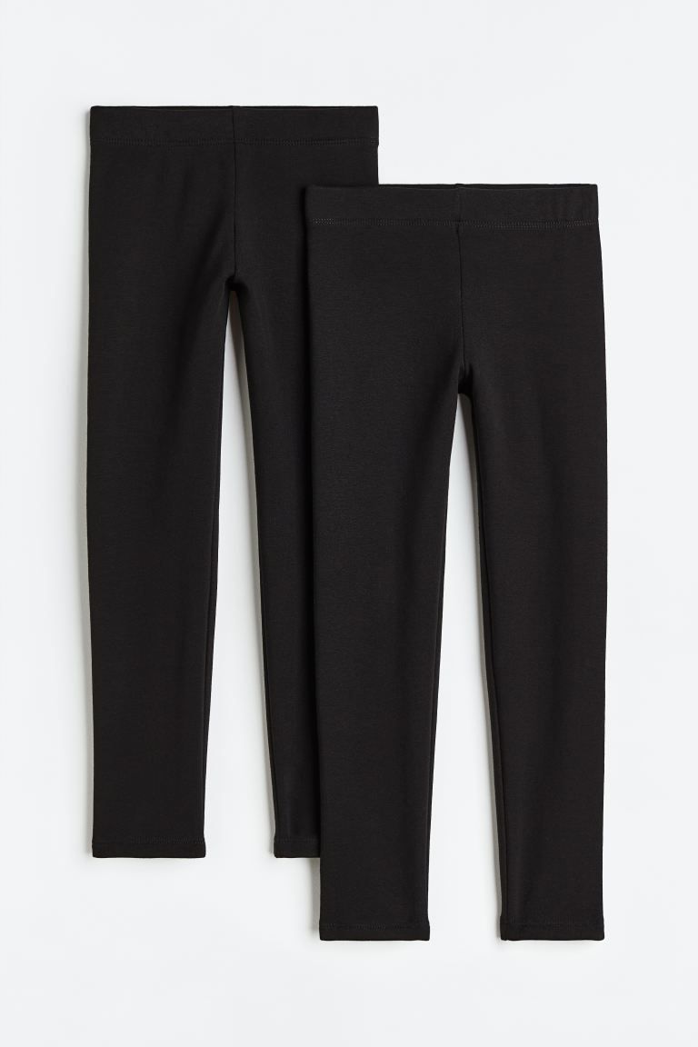 2-pack Thick Jersey Leggings | H&M (US)