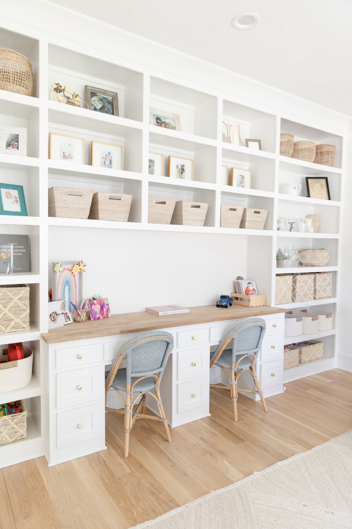 This built in desk gives us a ton of extra storage!

#LTKHome #LTKSeasonal