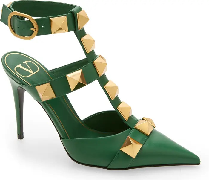 Valentino Garavani Roman Stud T-Strap Pump | Nordstrom | Nordstrom