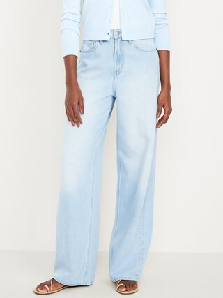 High-Waisted Baggy Wide-Leg Jeans | Old Navy (CA)