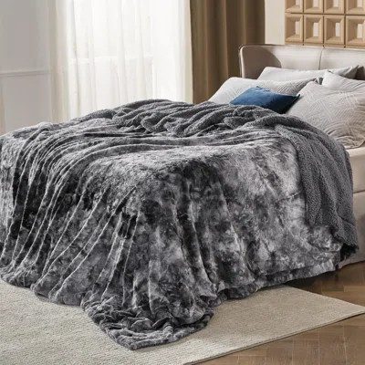 Bedsure Sherpa Fluffy Blanket Queen Size for Bed - Fleece Soft and Cozy Throw for , Plush & Fuzzy Faux Fur Blanket for Couch, Sofa and Decor, Tie Dye | Wayfair North America