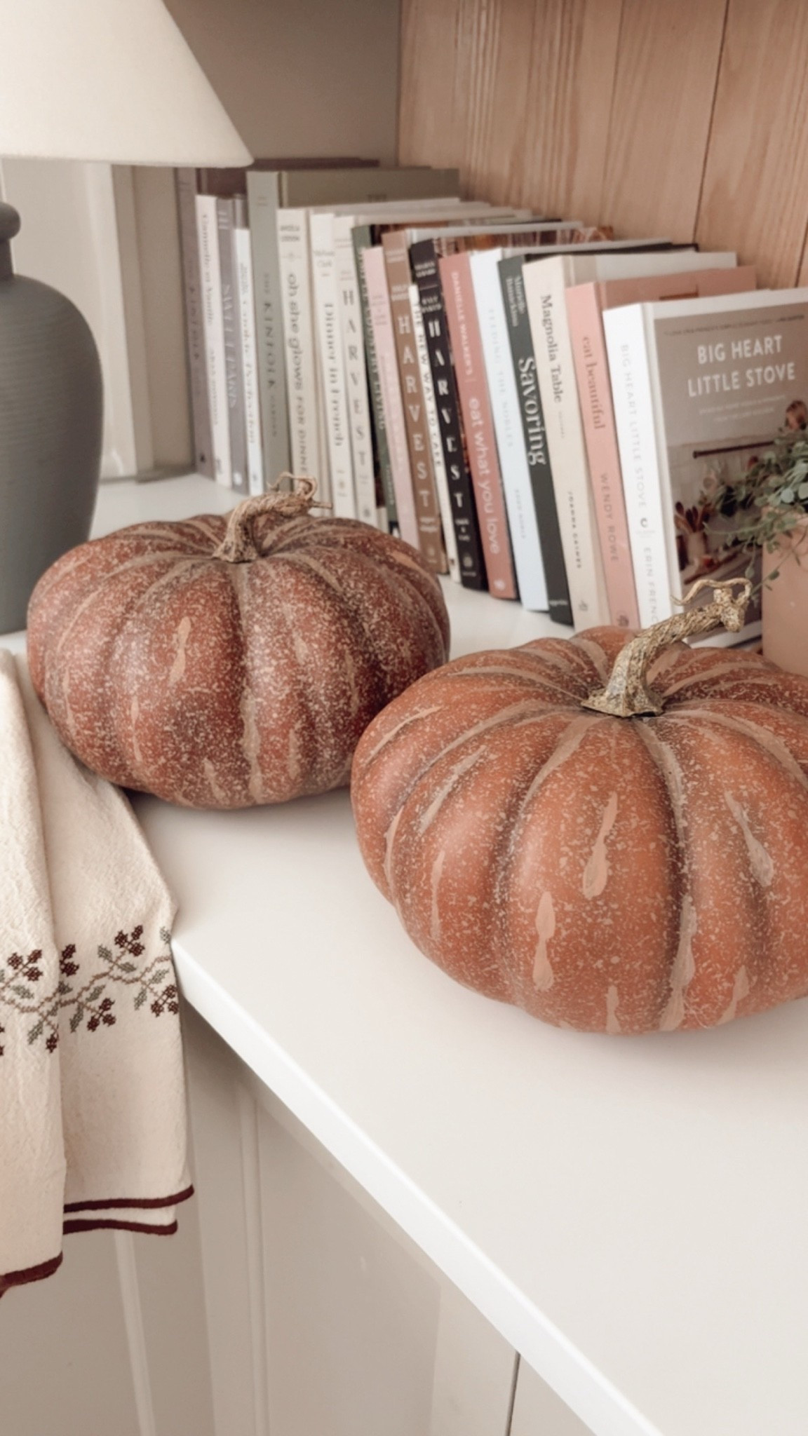 The most realistic pumpkins at Michaels! These are both the “dark orange” option, but there is definitely a slightly different color variation.

#LTKHome #LTKSeasonal