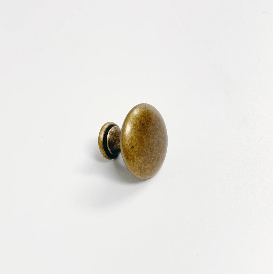Antique Bronze ella Round Cabinet Knob Cabinet - Etsy | Etsy (US)