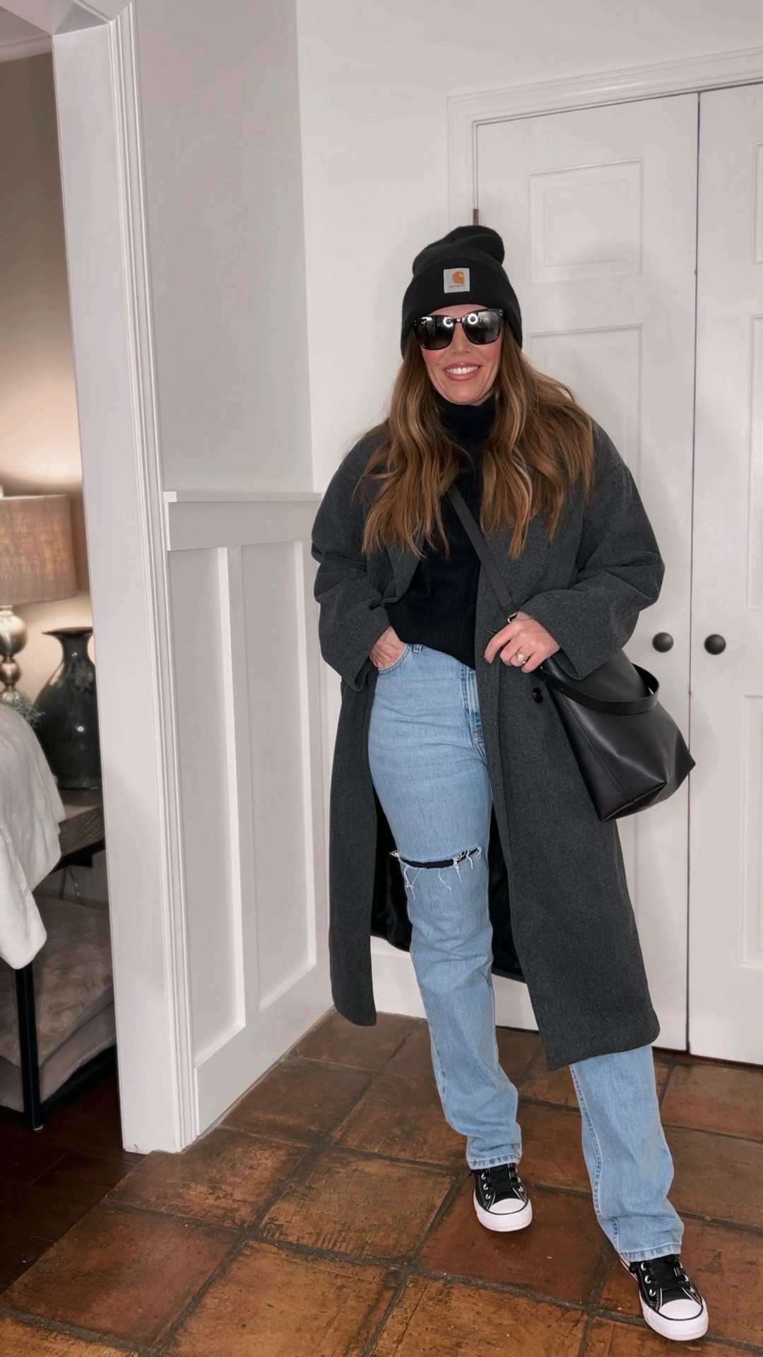 Casual Winter Outfit
Perfect for freezing temps
I layered these 90s straight jeans over my leggings styled them with my high top Converse, this cashmere turtleneck sweater from quince and oversized coat and beanie for a cozy casual winter outfit .

Save 10% off your first purchase at Quince with my code 
INFG-DELPHAJEWEL10
They have amazing high quality, affordable fashion.

Winter outfit, casual winter style, oversized coat, cashmere sweater, high top converse

#LTKstyletip #LTKsalealert #LTKover40