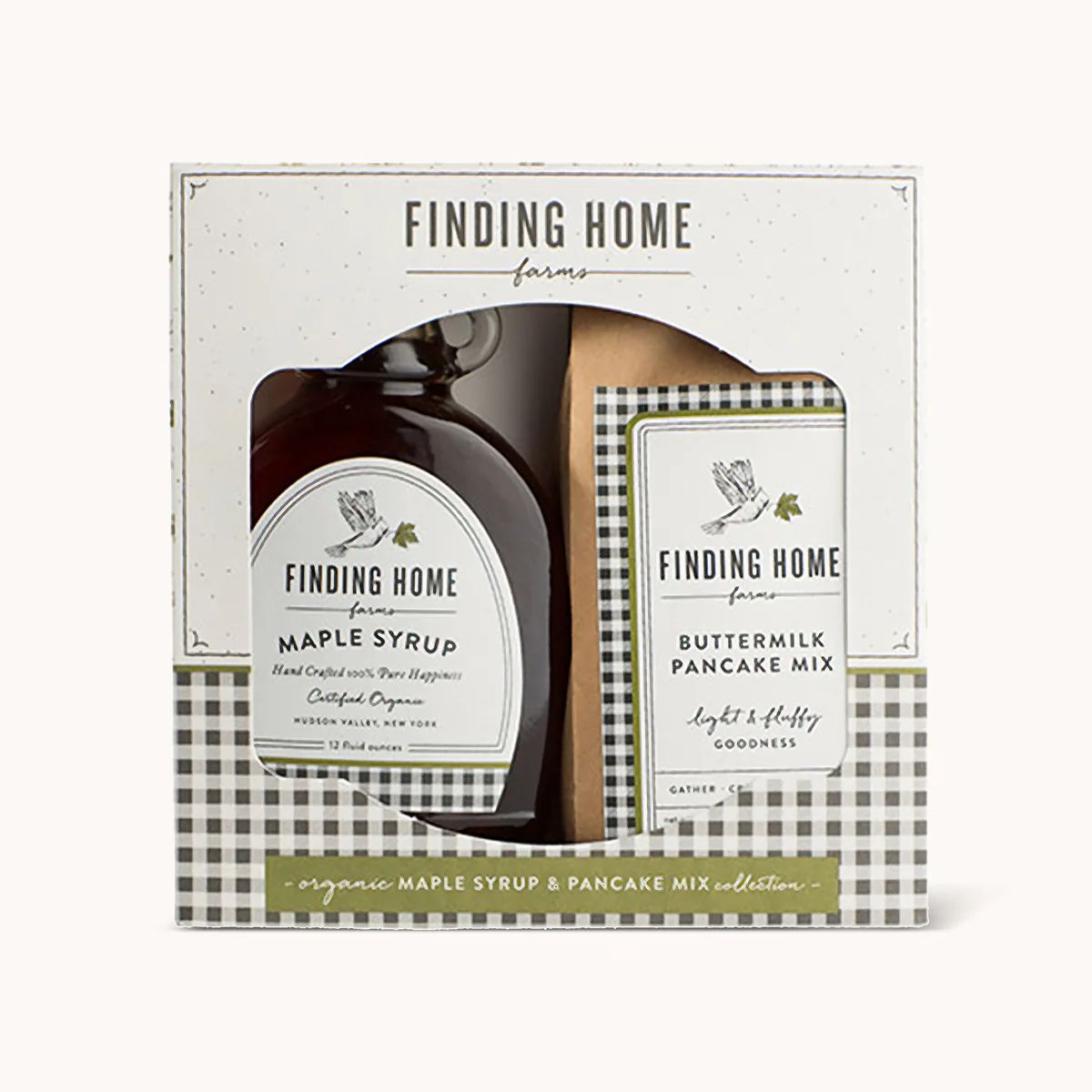 Organic Maple Syrup & Pancake Mix Gift Set | Finding Home Farms