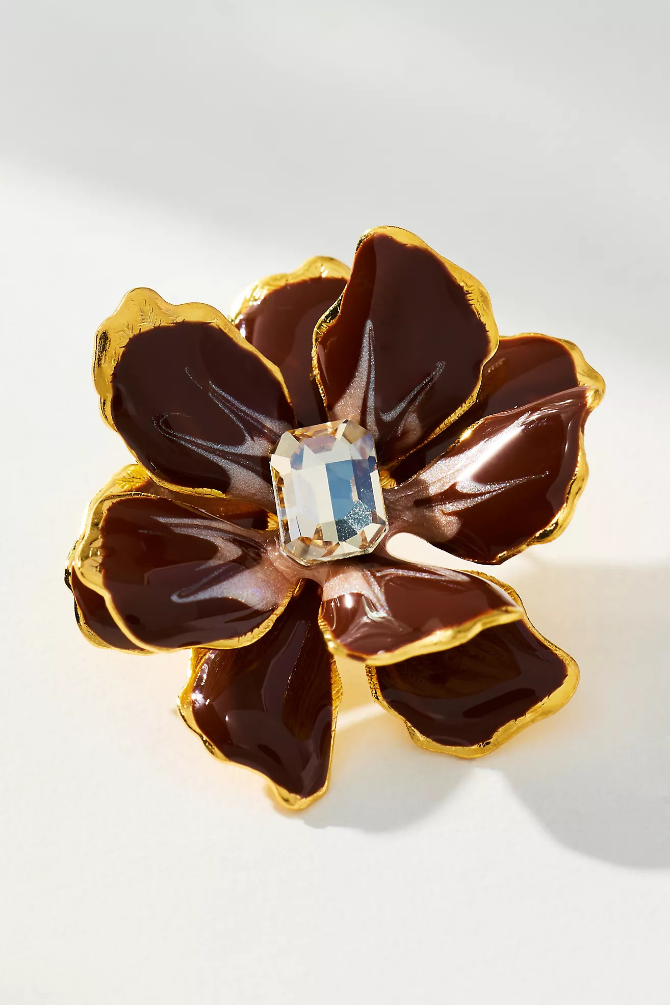 The Pink Reef Small Handpainted Jewel Box Flower Earrings | Anthropologie (US)