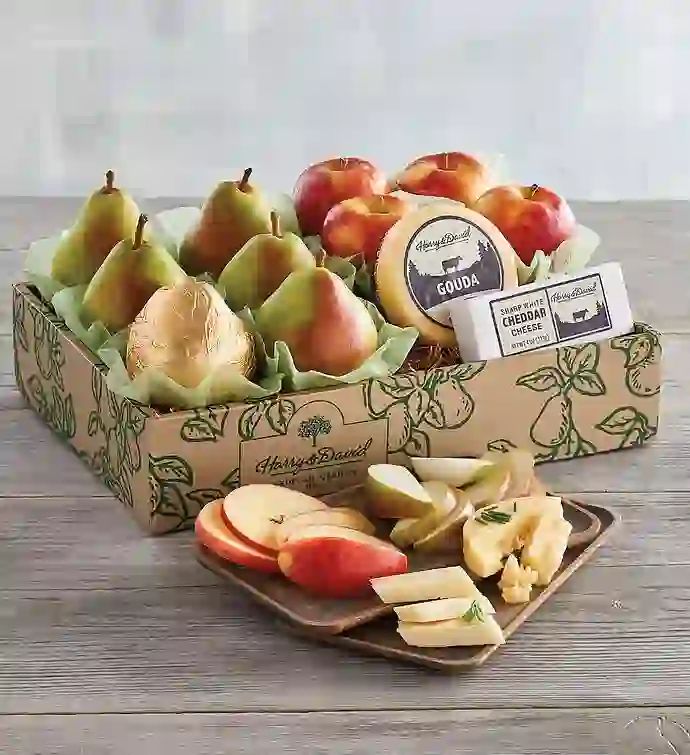 Classic Pears, Apples, and Cheese Gift | Harry & David