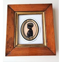 Lovely Antique Framed Silhouette Shadow Portrait, Little Girl, Original Frame, Highly Decorative 18Th Century, Farmhouse, French Country Decor | Etsy (US)