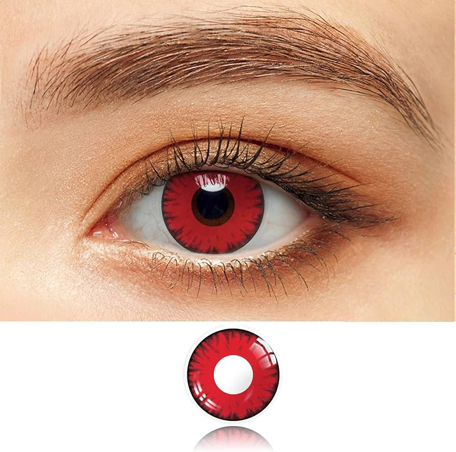 Colored Contacts Tweezers Beautiful Present to Girl Makeup Fashion Halloween Party | Amazon (US)