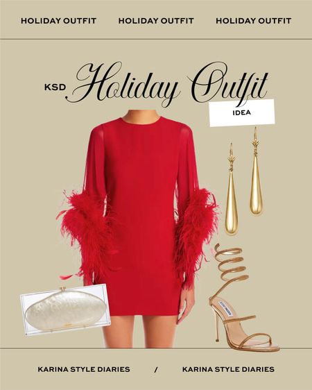 Holiday outfit idea! I’m head over heels in love with this sweet red number! It’s a steep price but definitely a statement! ❤️

#LTKstyletip #LTKHoliday #LTKSeasonal