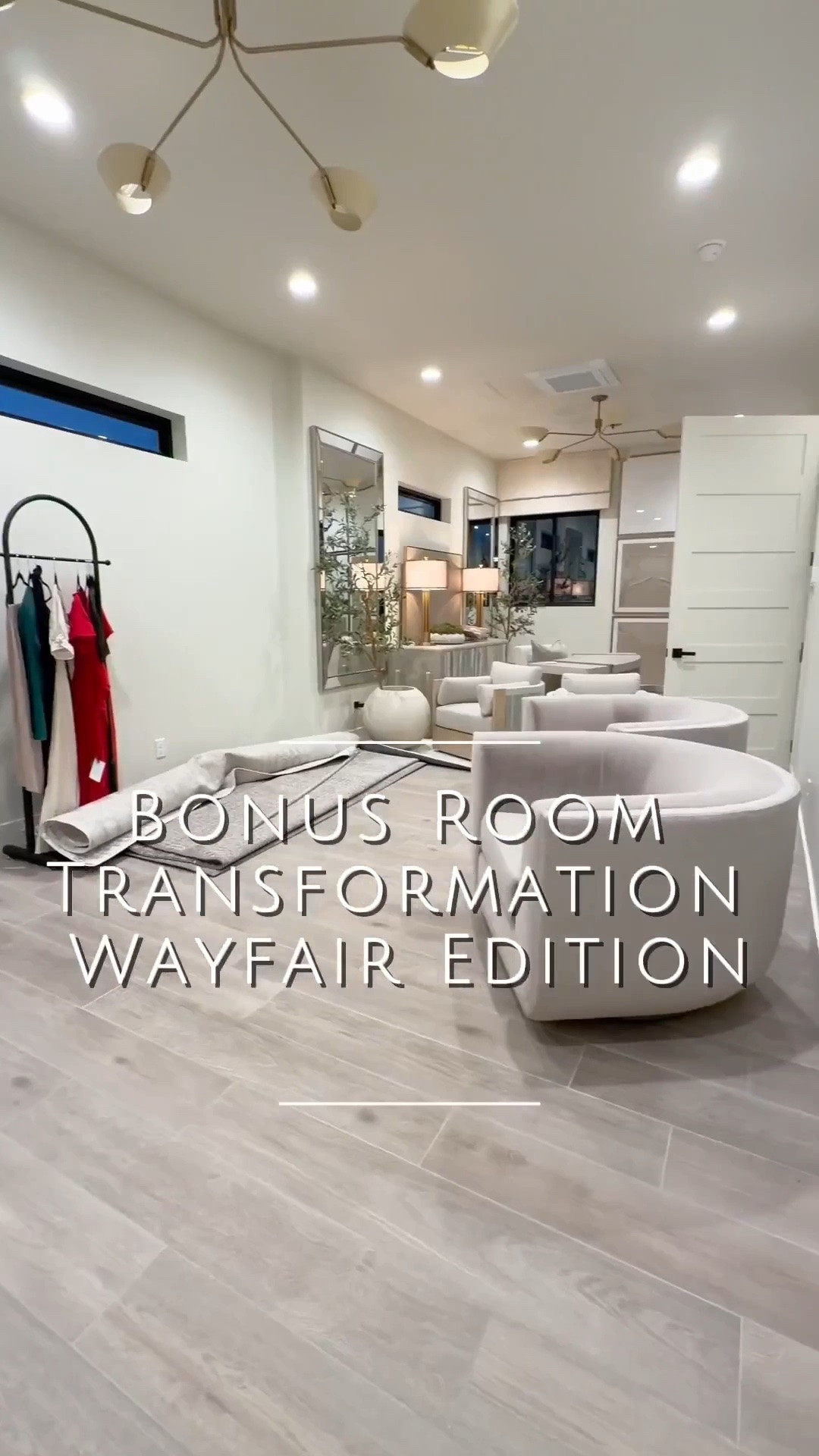 #ad ‼️Makeover ALERT ‼️

I have this extra space next to my office that needed some love!🤎 It’s the perfect space to lounge when we have a full house.

@Wayfair has the most beautiful neutral velvet ottomans (they make the perfect coffee table) to anchor the room and bring everything together. Then I added beautiful swivel accent chairs, I love their soft texture and curved silhouette. THEY ARE BEAUTIFUL! 

To finish the space, I styled my stackable fluted hutches, I love the custom built in look they create when stacked together.

I love how this space turned out. It feels warm, elevated, and so functional for both work and relaxing. 🤎

#wayfairpartner #wayfair

#LTKU #LTKHome #LTKdayinmylife
